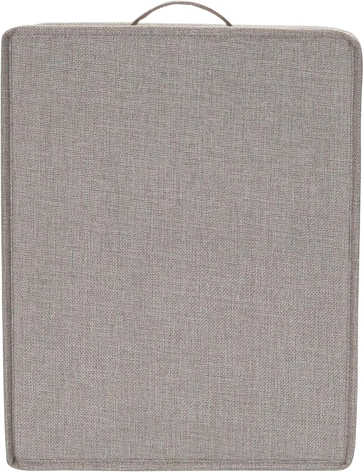Household Essentials Large Fabric Storage Bins 2 Pack, Gray