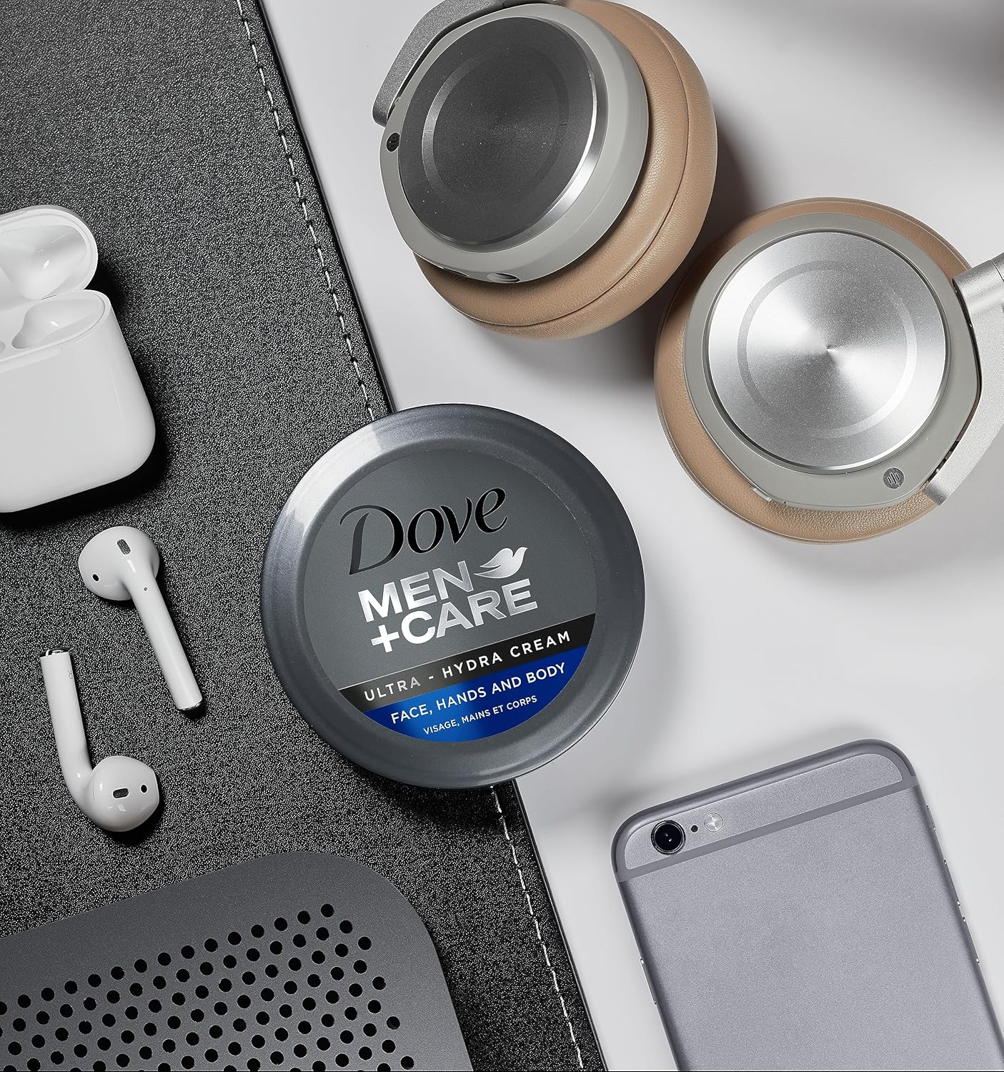 Dove Men+Care Ultra Hydra Cream, Face, Hands and Body Care, All Skin Types, 6 Pack of 2.53 Oz Each