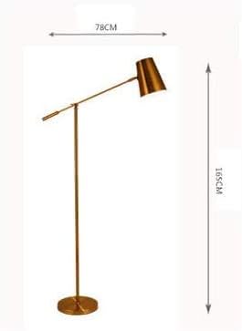 Floor Lamp Standing Lamp Adjustable Swing Arm Standing Reading Lamp with E27 Base Modern Design Studying Light with On/Off Switch for Living Room Bedroom Piano Room