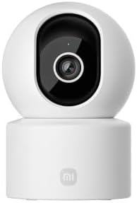 XIAOMI Smart Camera C302, 2K/3MP Indoor Security Camera, Physical Lens Shield, AI Human/Pet/Baby Cry Detection, 360° View, Full-Color Night Vision, Wi-Fi 6, Works w/Alexa & Google Assistant, 1pack