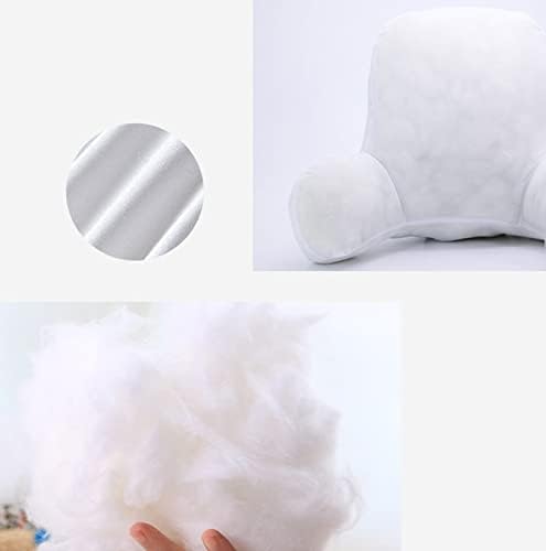 Sofa Cushion Back Pillow Rest Reading TV Large Hollow Cotton Cushions Lumbar Support Chair Home Decor(Orange)