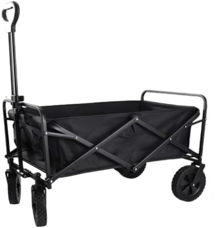 Portable Camping Cart,Outdoor Beach Trolley Cart with Folding Design for Camping Portable and Multifunctional Stall Trolley for Camping Gear Beach Accessories and Outdoor Supplie