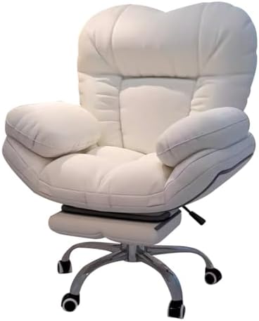 Ergonomic Modern Gaming Office Chair - Dark Gray, Adjustable Height, Recliner with Armrests, 2 Reclining Positions, Stylish Matt Finish for Gaming, Dining, Reading, Office Use