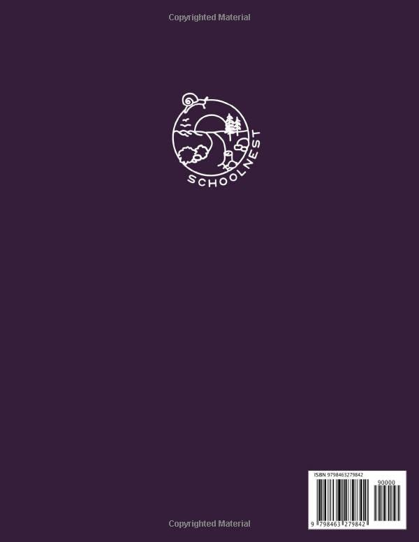 Reading Journal: Dark Purple Softcover Book Tracker by schoolnest
