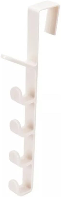 Multi-purpose Five-segment Hooks Storage Household Hook Rack Organizer Clothes Coat Hat Bag Hanger Holder(Onecolor)