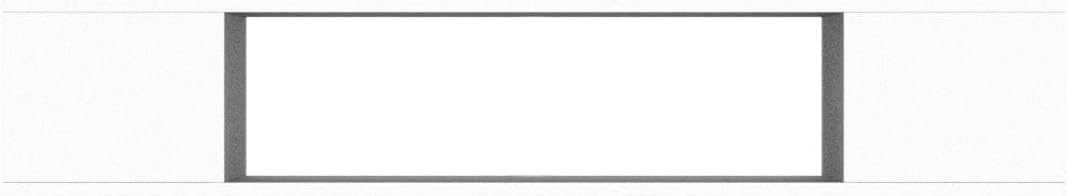GHC Floating TV Stand, Wall Mounted Entertainment Center and Cabinet Shelf, Media Console for DVD Player, Space-Saving Under TV Shelf for Bedroom, Living Room (White)