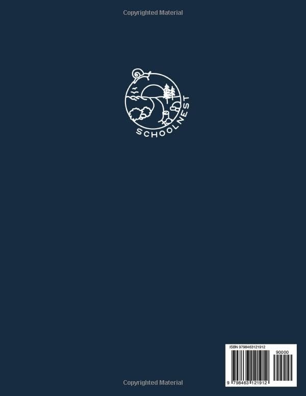 Reading Journal: Dark Blue Softcover Book Tracker by schoolnest