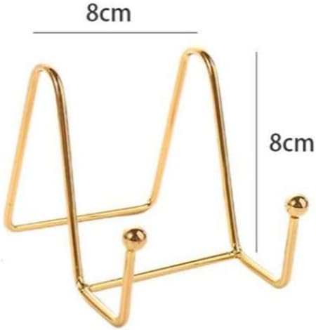Kopida Plate Display Stands, Iron Easel Plate Holder Display Stands Metal Frame Holder for Picture, Photo, Decorative Plate Dish, Tabletop Art