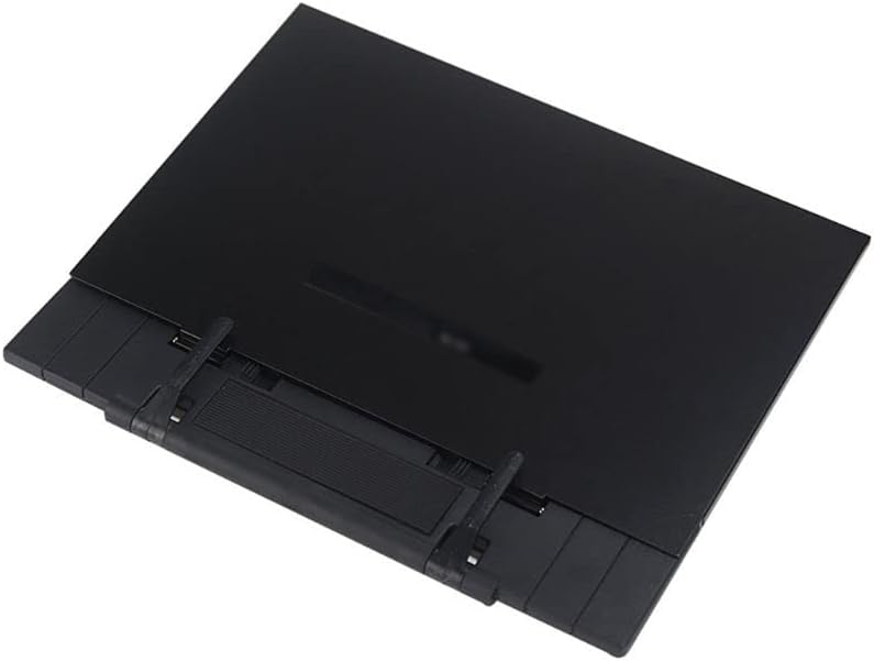 Book Stand Frame Desk Reading with 7 Tilt Adjustable Grooves Bookends for Document