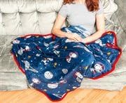 Peanuts Snoopy and Woodstock Astronauts in Space Flannel Fleece Throw Blanket | Soft Cover for Sofa, Bed | 45 x 60 Inches