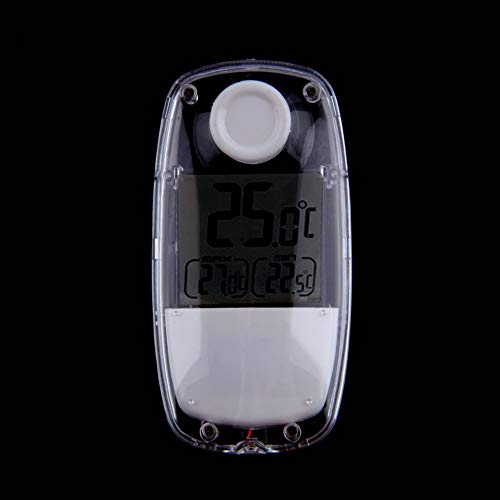 Creativity Waterproof LCD Digital Solar Power Window Thermometer Temperature Meter