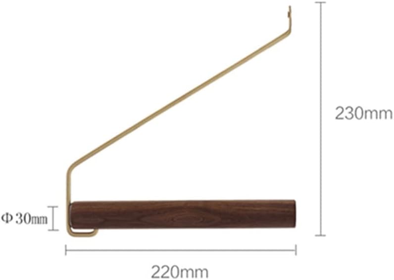 Wall Hanging Coat Rack Solid Wood Hayfork Hangers Bedroom Entrance Clothes Hooks Home Furniture(D)