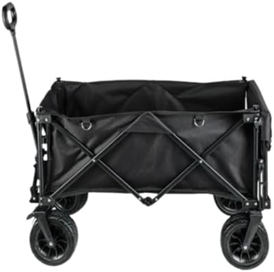 Portable Camping Cart,Outdoor Beach Trolley Cart for Camping and Picnic Folding Hand Operated Small Trailer with Egg Roll Table Ideal for Fishing and Outdoor Activities.
