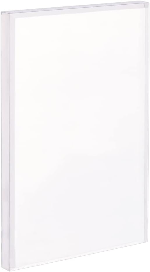 FINGERINSPIRE Acrylic Beveled Display Base 6"x 4"x 0.5"(LxWxH) Clear Acrylic Display Block Rectangular Jewelry Display Stand Acrylic Solid Display Holder for Home Decor Showing Photography Props