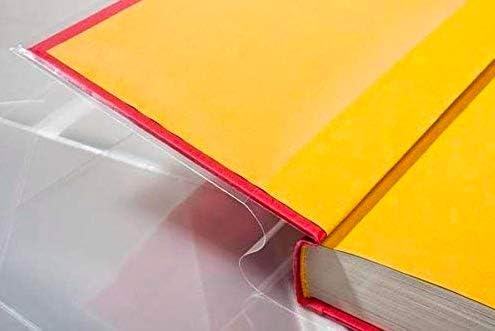 ClearBags Clear Book Covers – 25 Pack, Plastic Sleeves (9" x 15 1/2") for Books – Archival Safe, Dust & Water Protector (Fits Books with 8 3/4" Spine Height & Up to 15 1/2" Wide) – BC9