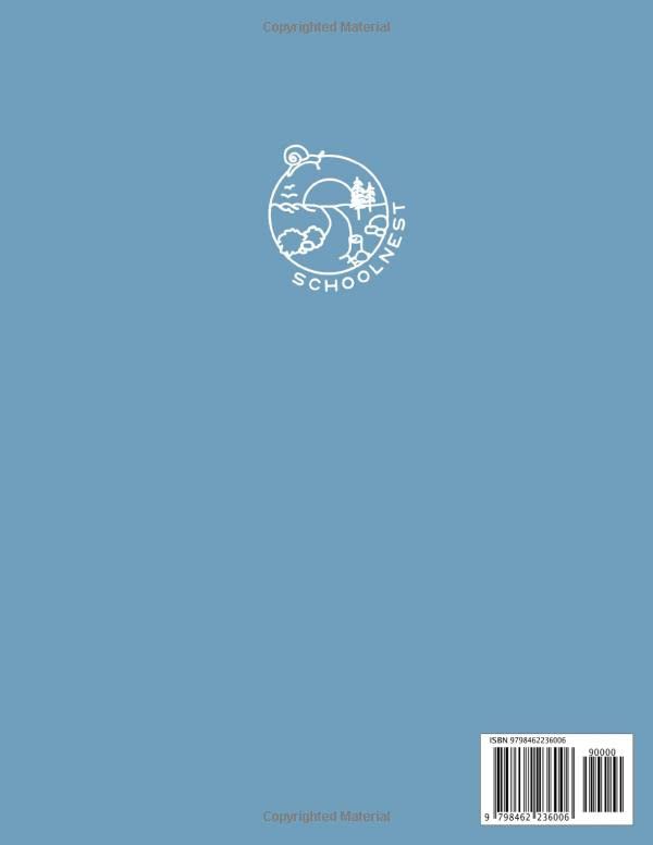 Reading Journal: Light Blue Softcover Book Tracker by schoolnest