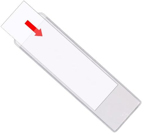 StoreSMART - Bookmark Covers/Holders with Tassle Hole - Clear Plastic - 10-Pack - Made in USA - BMK9071-10