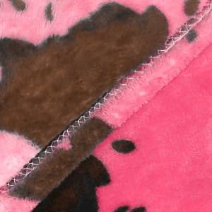 Hot Pink Throw Blanket for Women, Soft Warm Cozy Fleece Blanket for Teenage Girl Dorm Bedroom Y2K Room Decor, Cute Pink Gifts for Birthday, Graduations, Mother’s Day & Easter, 50x60 Inches