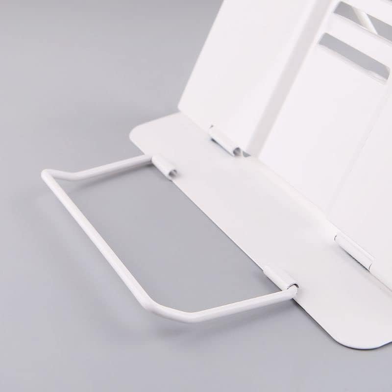 Portable Metal Adjustable Reading Book Holder Support Document Shelf Bookstand(D)