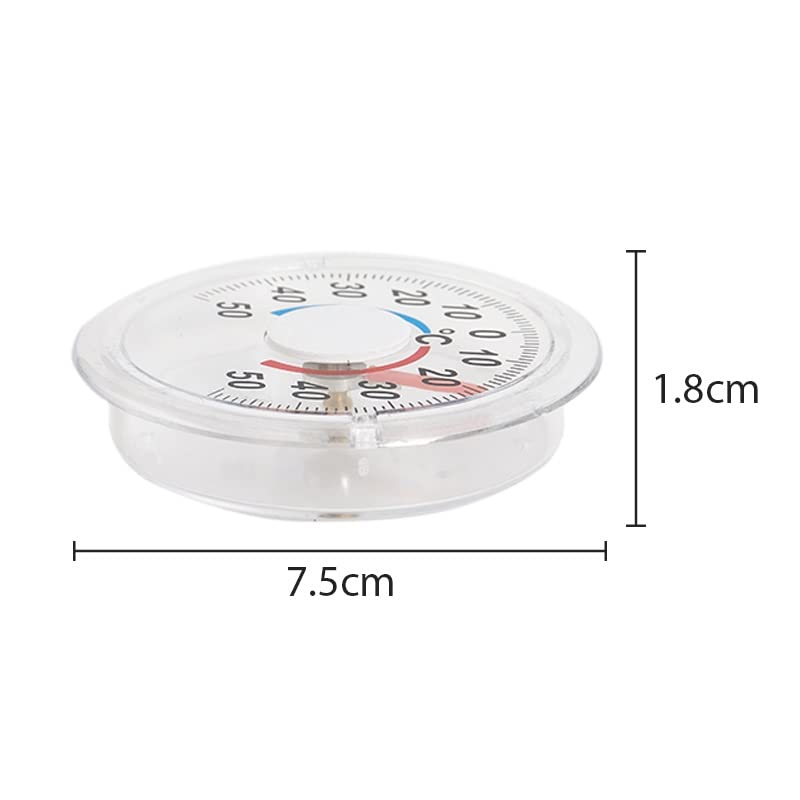 Round Plastic Door and Window Thermometer Outdoor Pointer Type Cold and Heat Watch