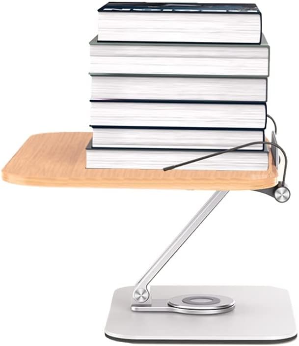 Adjustable Height Angle Foldable Book Holder Aluminum Alloy Reading Textbook Stand for Big Heavy Books Studying Room