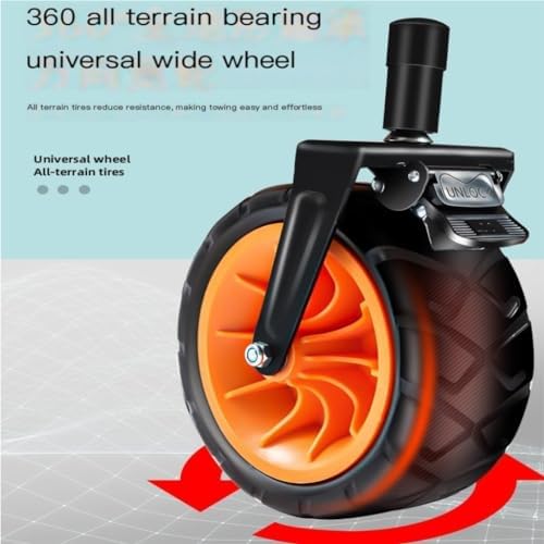 Portable Camping Cart,Outdoor Beach Trolley Cart Portable Hand Trolley for Moving Camping Tools Stackable and Easy to Transport