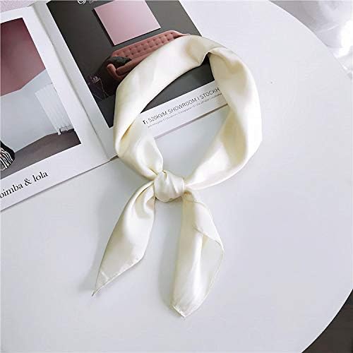 Glamorstar Satin Neck Scarf 6 Packs Square Handkerchief for Women