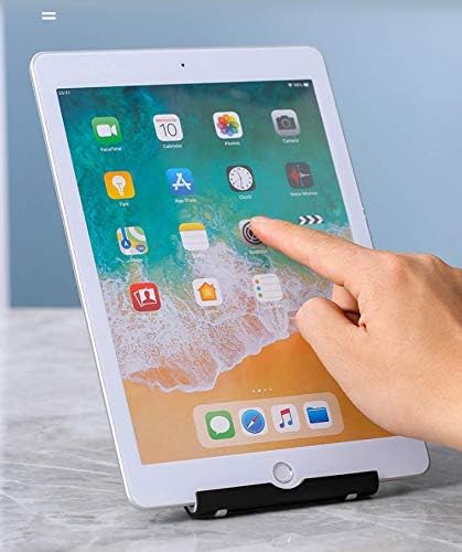2 Pack Adjustable Tablet Stand - Compatible with Fire HD 8, 10 & 7, Samsung Galaxy Tab A7, A8, S5e & Kindle Paperwhite - E-Reader Desktop Holder