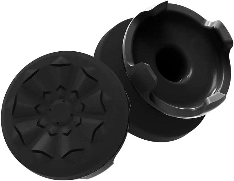 KontrolFreek FPS Freek Galaxy Black for PlayStation 4 (PS4) and PlayStation 5 (PS5) | Performance Thumbsticks | 1 High-Rise, 1 Mid-Rise | Black (Limited Edition)