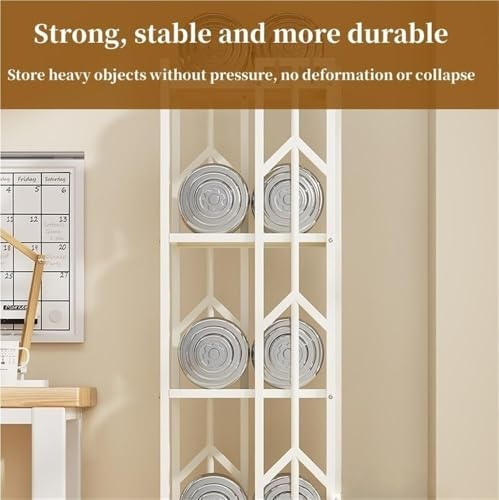 360° Rotating Freestanding Bookshelf, 2-Tier Geometric Bookcase, Space-Saving Carbon Steel Floor Shelf for Home Office & Living Room, Multi-Purpose Storage Solution (Black)