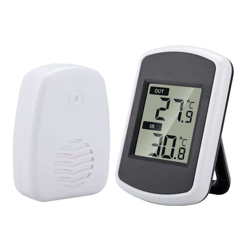 Indoor and Outdoor Thermometer Greenhouse Wall Hanging Electronic Household Digital Display