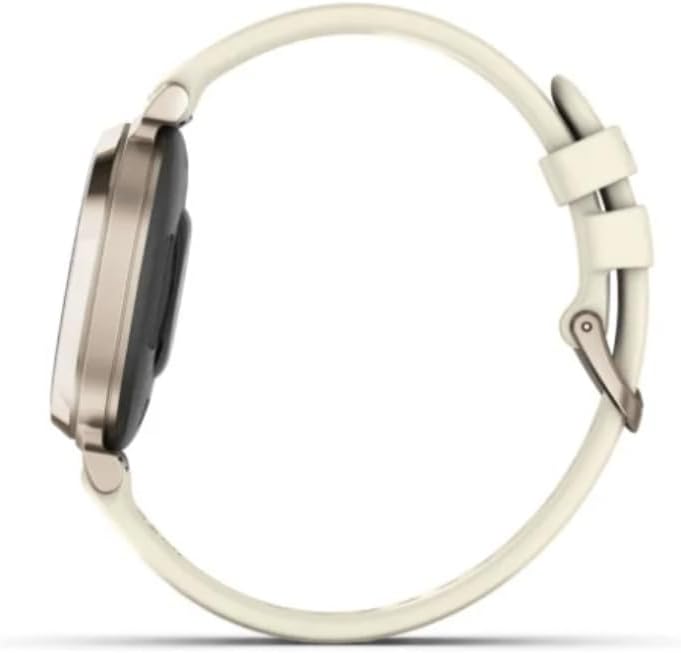 Garmin Lily 2, Small and Stylish Smartwatch, Hidden Display, Patterned Lens, Up to 5 Days Battery Life, Coconut