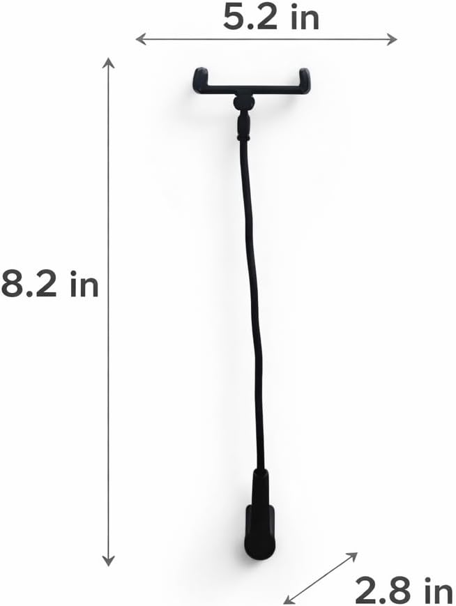 Gooseneck Kindle Tablet Holder Stand Adjustable Arm Mount for Reading in Bed Hands Free Kindle Paperwhite Accessories for iPhone, iPad,Tablet, Switch
