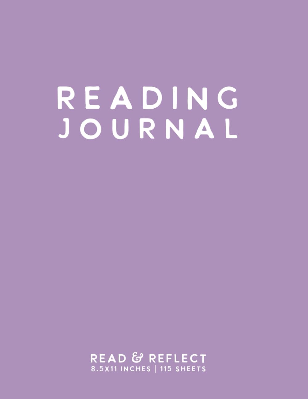 Reading Journal: Light Purple Softcover Book Tracker by schoolnest