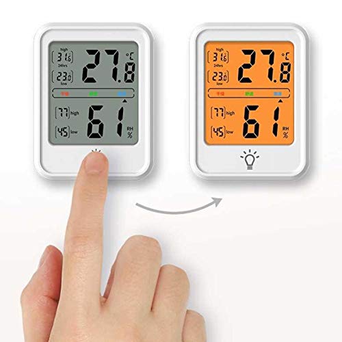 Indoor Outdoor Thermometer Hygrometer °C/℉ Max/Min Temperature Humidity Monitor