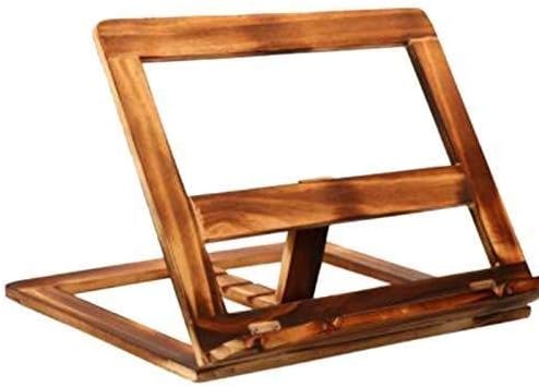 Foldable Recipe Book Stand Wooden Frame Reading Bookshelf Tablet Pc Support Stand
