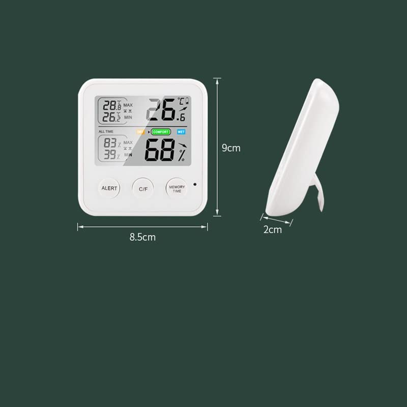 Digital Temperature and Humidity Meter Multifunctional Household Electronic and Table