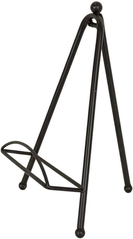 Foreside Home & Garden Farmhouse Black Metal Folding Easel