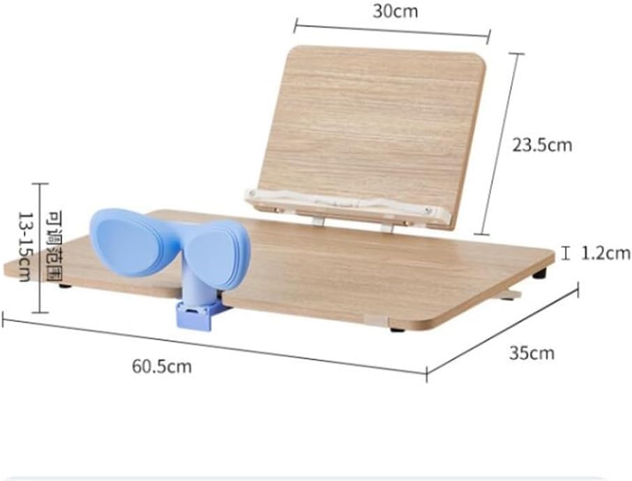 Wooden Double-Layer Reading Stand, Writing Pad, Multifunctional Desk