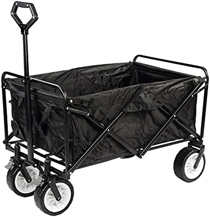 Trolleys, Outdoor Foldiutility Wagon Garden Trolley, Foldable Pull Wagon, Heavy Duty Campicart with Brake, up to 100 Kg Load/Style 6