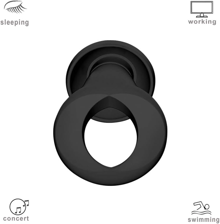 Ear Plugs for Sleeping, 35dB Ear Plugs for Sleeping Noise Cancelling, Reusable Silicone Ear Plugs for Noise Reduction, Sleep, Work, Deep Focus, Hearing Protection, Concert, Swimming and Snoring