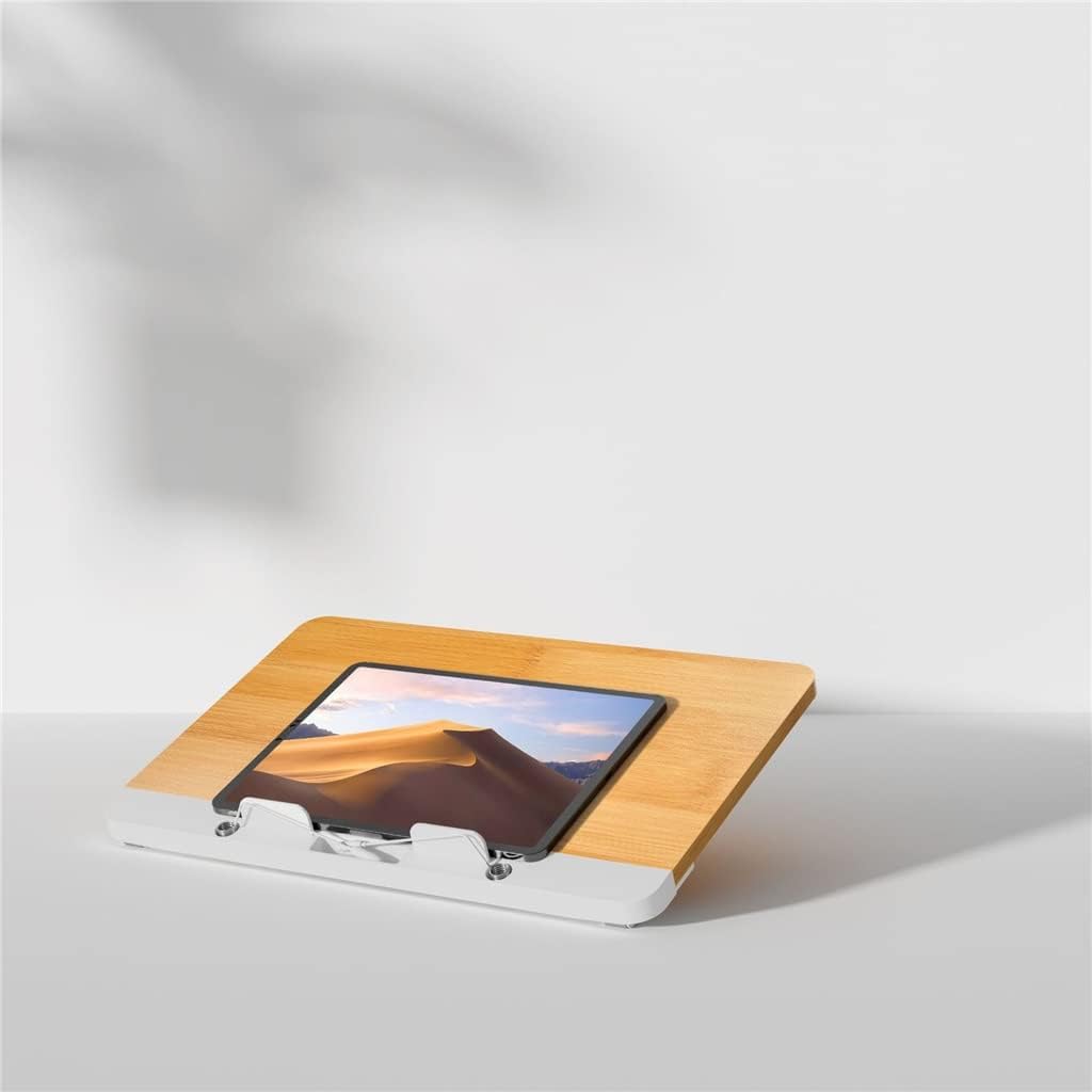 Wooden Reading Rack Adjustable Desktop Book Clip Holder Computer Tablet Bracket to Put Picture Books