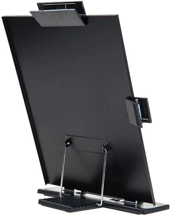 Metal Adjustable Computer Document Holder Book Rack Stand Reading Typing Frame Bookends Recipe Shelf Folding Organizer