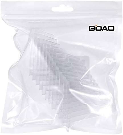 Boao 12 Packs Thick Acrylic Card Display Stand, 2.24" Mini Easel Stands for Psa Graded Cards, Baseball Sports Trading Cards, Challenge Coins & Photo Display, Premium Collectible Holder(Clear)