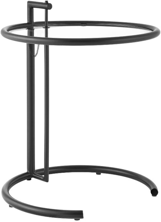 Modway EEI-125-BLK 아일린 그레이 메탈 사이드 테이블, 블랙