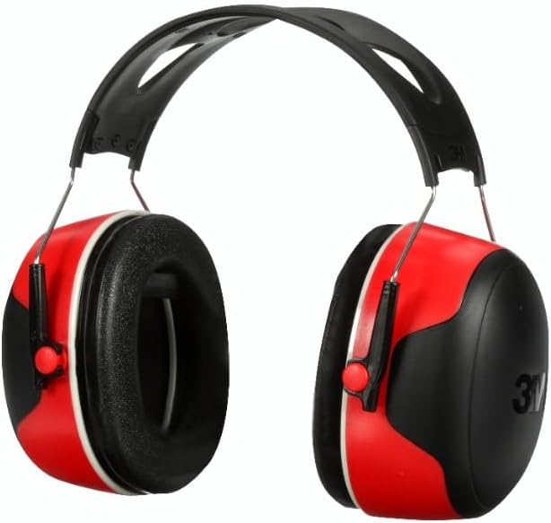 3M Pro-Grade Earmuff, Noise Reduction Rating (NRR) 30 dB, Lightweight & Adjustable Ear Muffs, Reduce Pressure Points For All-Day Comfort, Steel Wire Headband With Rubber Overmold Design (90565-4DC-PS)
