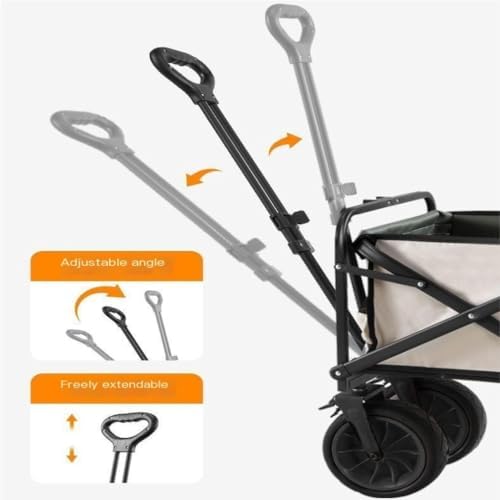 Portable Camping Cart,Outdoor Camping Trolley Cart for Beach and Picnic Foldable and Portable Camp Trailer with Wheels Beach Trolley for Outdoor Activities Camping Gear for Easy