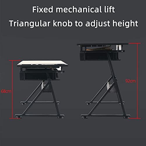 Drawing Tilting Tablet,Height Adjustable Drafting Table Drawing Table Artist Desk Tilted Tabletop Art Craft Desk Watercolor Paintings Sketching Work Station
