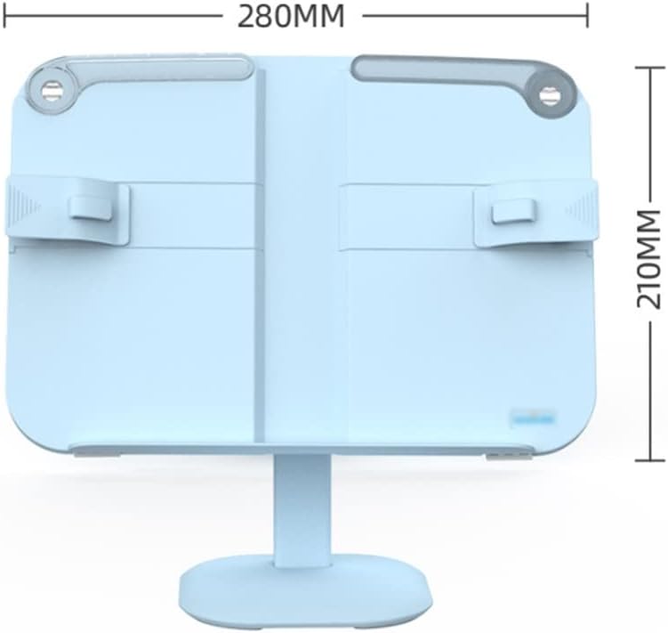 Reading Rack Student Stationery Can Lift The Clip Book Stand Bookshelf Adjustable(Blue)