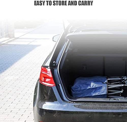 Portable Camping Cart,A Outdoor Utility Wagon Heavy Duty Folding Garden Cart ping Beach Wagon with Universal Wheels Adjustable Handle
